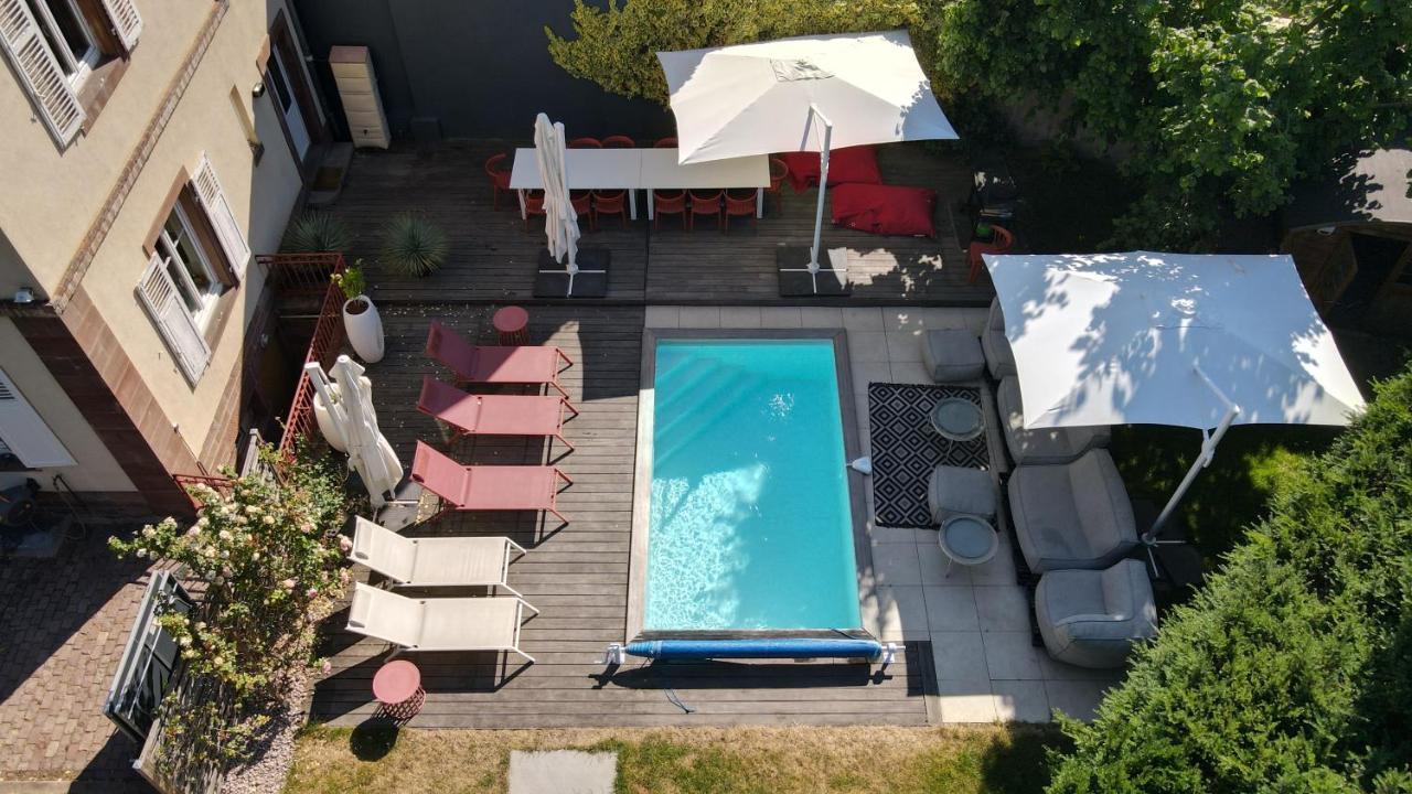 Gite Villa Avril Piscine- Jacuzzi- Sauna - 15 Pers-Proche Europapark Селеста Экстерьер фото